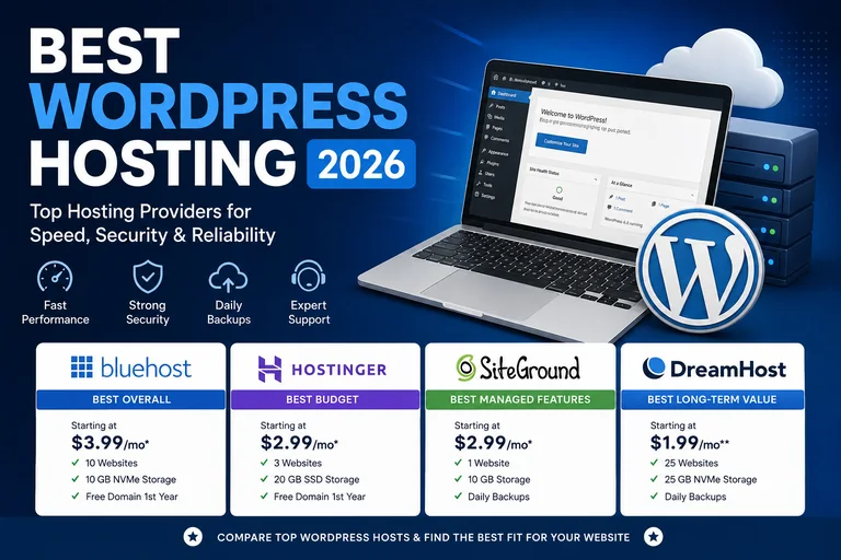 Best WordPress Hosting 2026 Best WordPress hosting providers comparison for 2026