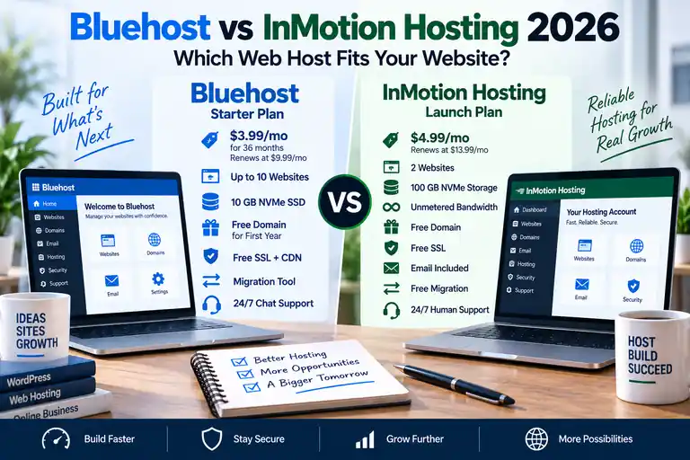 Bluehost Review 2026 – Pricing, Performance, Pros & Cons Bluehost review 2026 with pricing, performance, pros and cons