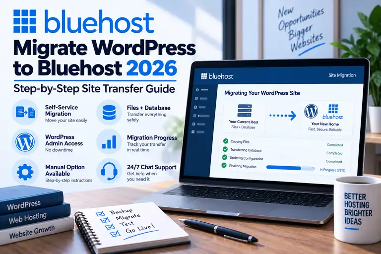 Bluehost Review 2026 – Pricing, Performance, Pros & Cons Bluehost review 2026 with pricing, performance, pros and cons