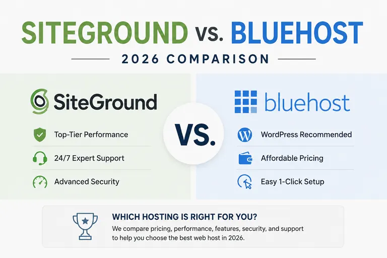 Bluehost Review 2026 – Pricing, Performance, Pros & Cons Bluehost review 2026 with pricing, performance, pros and cons